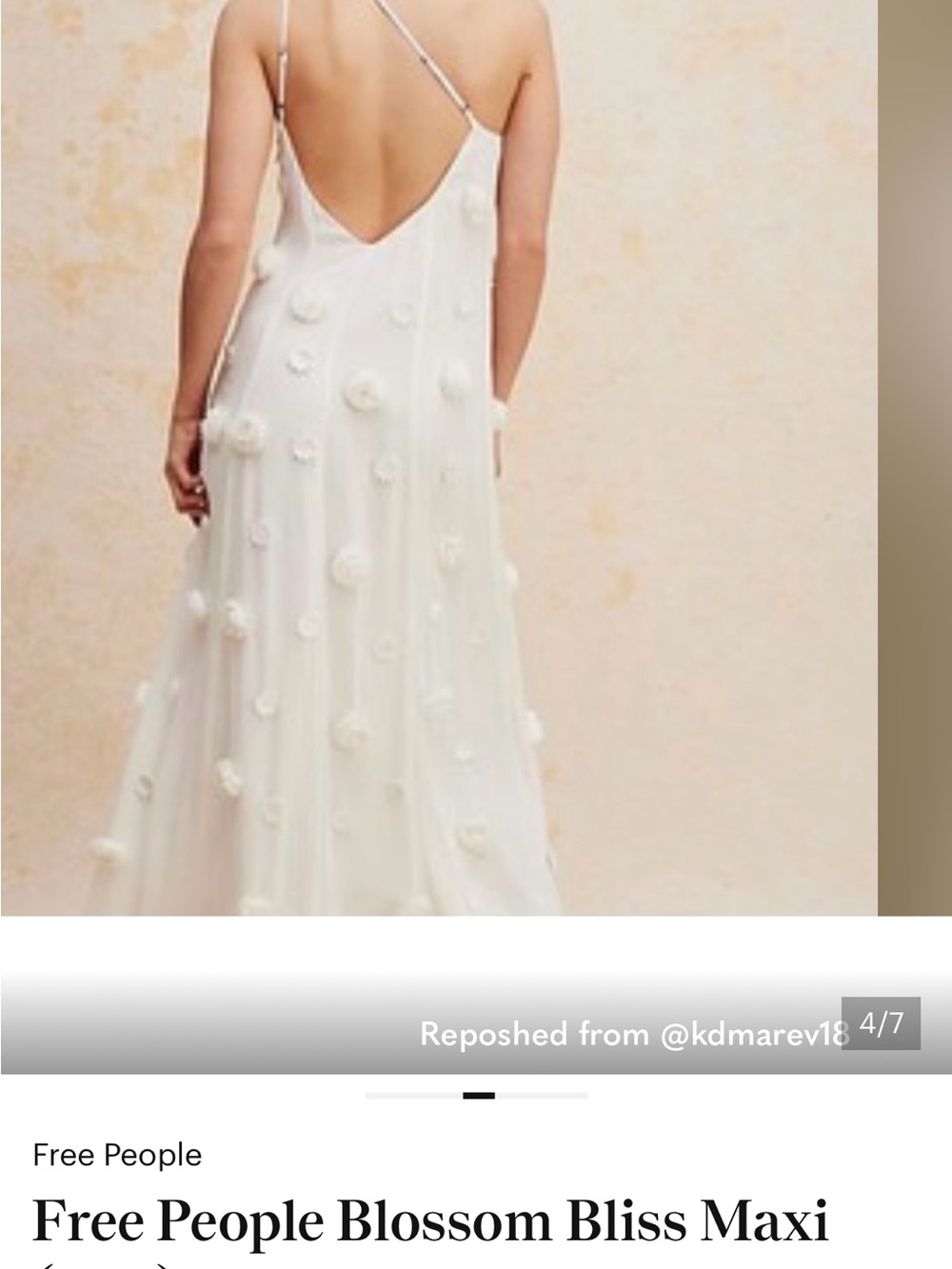 Free People Blossom Bliss Maxi Dress Size 4 - Picture 3 of 8